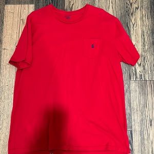 Red polo t shirt 2 xl like new condition